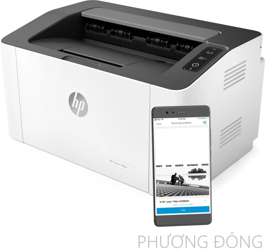 Đổ mực máy in HP 108W