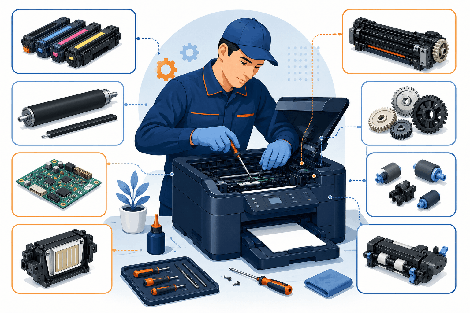 Đổ Mực Máy In Tại Phường Phú Diễn Hà Nội