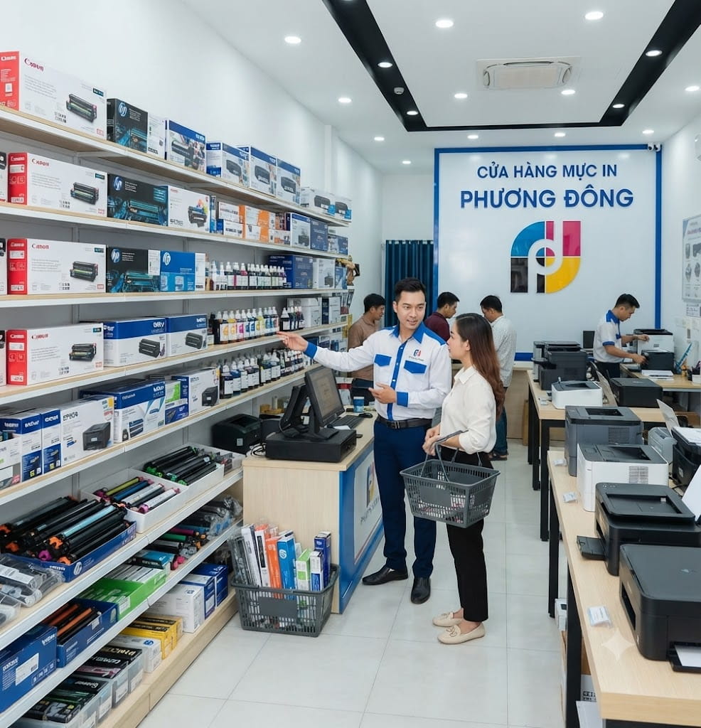 Đổ mực máy in tại đường Hoàng Mai Hà Nội