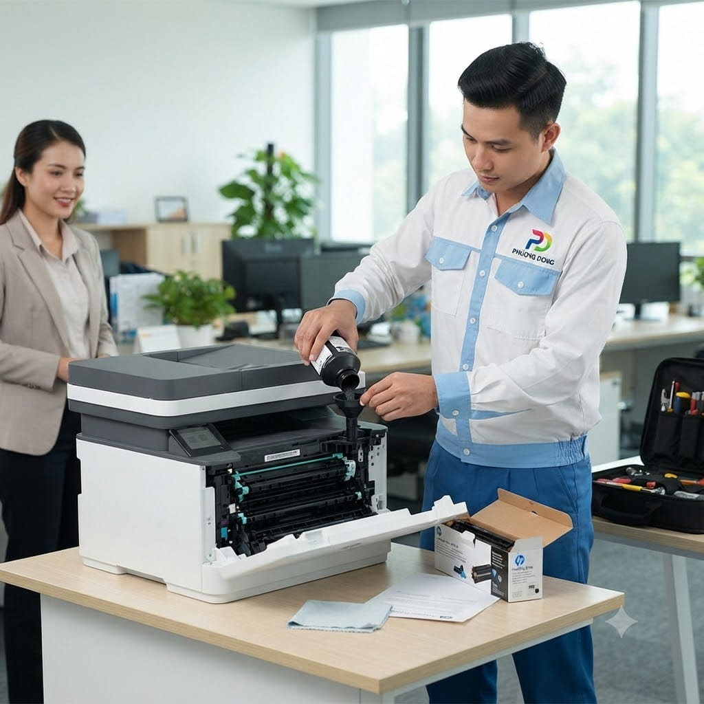 Địa Chỉ Đổ Mực Máy In Tại Khai Sơn City