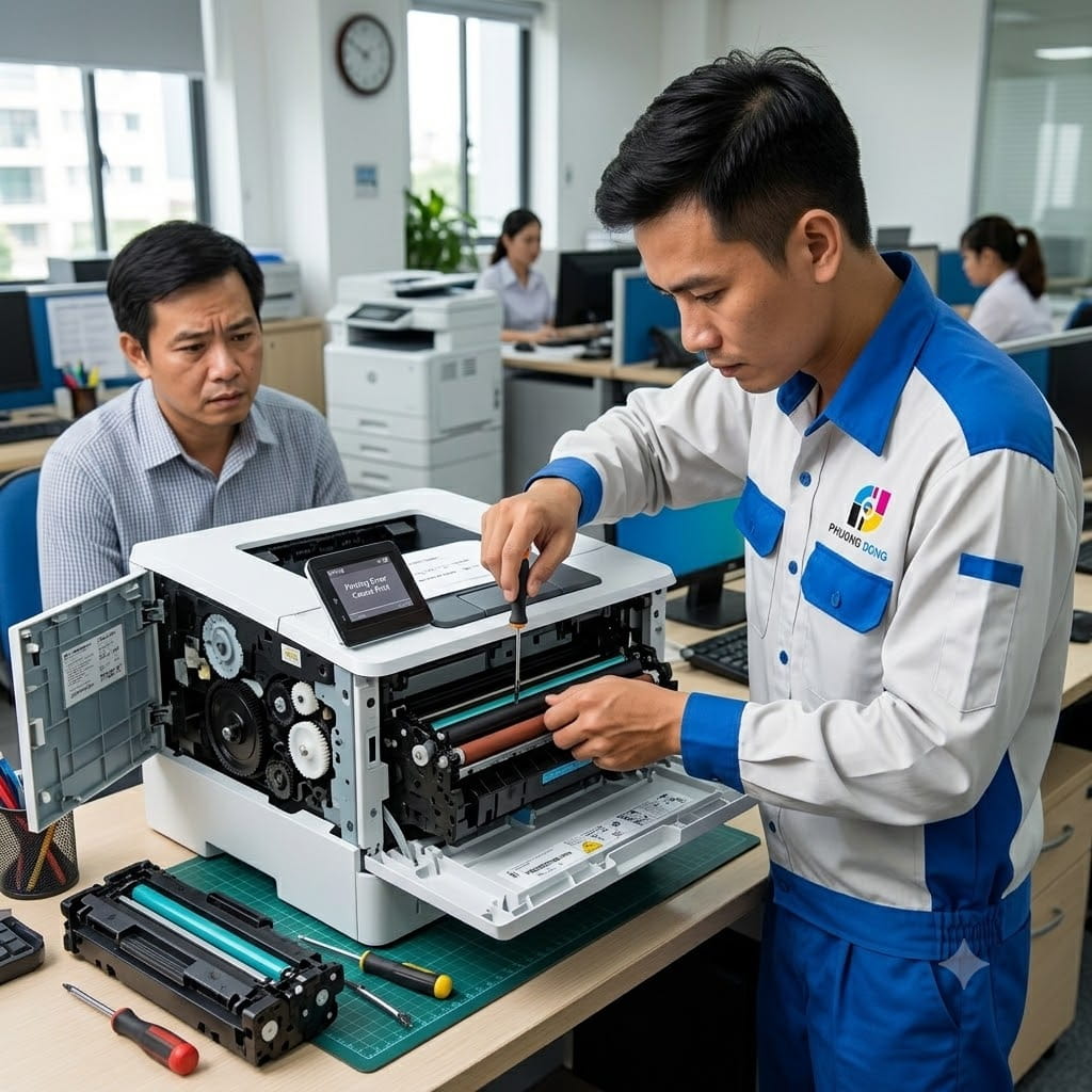 Sửa máy in tại Hà Nội đường Xuân Thủy địa chỉ uy tín